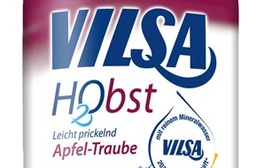 VILSA-BRUNNEN Otto Rodekohr GmbH: Fruchtig-runder Geschmack von VILSA / VILSA H2Obst-Produktfamilie erhält Zuwachs