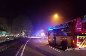 Freiwillige Feuerwehr der Stadt Lohmar: FW-Lohmar: Großbrand in einem Hotelkeller