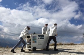 IG saubere Umwelt IGSU: Medienmitteilung: «Schluss mit Abfallbergen: IGSU-Botschafter besuchen Flims-Laax»