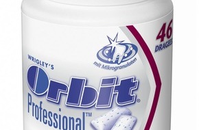 Wrigley GmbH: Für die Zahnpflege zwischendurch - Orbit Professional mit Mikrogranulaten