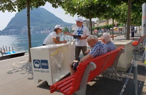 IG saubere Umwelt IGSU: Comunicato stampa: «Littering ad Ascona: gli ambasciatori IGSU si adoperano per la pulizia»