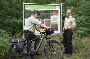 Deutsche Bundesstiftung Umwelt (DBU): Mit dem E-Mountainbike durchs Forstrevier