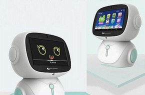 PEARL GmbH: Geschenkidee - der interaktive Lernbegleiter der Zukunft: Playtastic KI-Roboter für Kinder mit ChatGPT, 7"-Touchdisplay, Mikrofon, WLAN