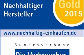 DAW SE: Auf Silber folgt Gold / Verbraucher-Initiative zeichnet soziales und ökologisches Engagement des Baufarbenherstellers DAW SE aus