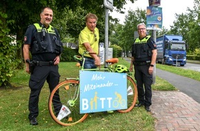 Polizeiinspektion Wilhelmshaven/Friesland: POL-WHV: Startschuss der landesweiten Kampagne "Mehr Miteinander... Bitte" in Varel, Bockhorn und Zetel