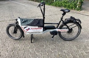 Polizeipräsidium Hamm: POL-HAM: Lastenfahrrad gestohlen