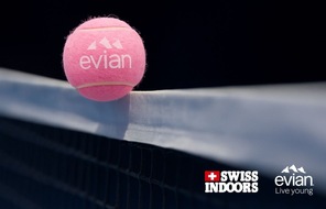 Danone AG: evian wird "Official Water Partner" der Swiss Indoors Basel