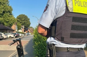 Kreispolizeibeh&ouml;rde Borken: POL-BOR: Kreis Borken / Reken - E-Scooter im Fokus: Polizei kontrolliert vor Ferienbeginn