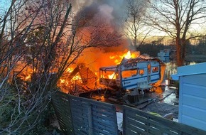 Polizeiinspektion Wilhelmshaven/Friesland: POL-WHV: Brand eines Campingwagen in Zetel