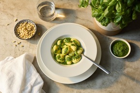 Gnocchi mit Kräuterpesto: italienischer Frühlingsgenuss mit Kartoffeln