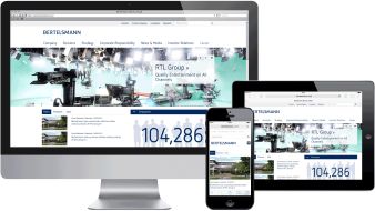 Bertelsmann SE & Co. KGaA: Bertelsmann Homepage Sets New Accents / Focus on topicality, strategy and social media (BILD)