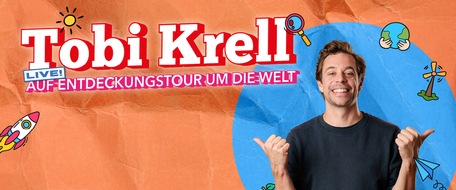 act entertainment ag: TOBI KRELL LIVE - Auf Entdeckungstour um die Welt | 07.09.2025, Zürich - Volkshaus