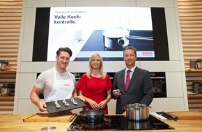 Robert Bosch Hausgeräte GmbH: Köstliche Gerichte - perfekt gestemmt / Inge und Matthias Steiner präsentieren die Hausgeräte-Innovationen von Bosch zur IFA 2015