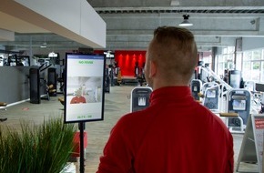 DERMALOG Identification Systems GmbH: DERMALOG Fieber-Check im Fitnessstudio bei clever fit
