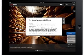 SWI swissinfo.ch: swissinfo.ch lanciert iPad Applikation in 9 Sprachen