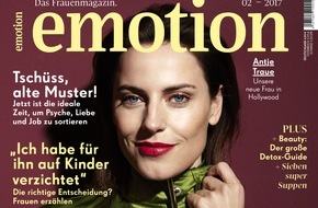 EMOTION Verlag GmbH: Hollywood-Star Antje Traue: "Entscheiden fällt mir manchmal heute noch schwer"