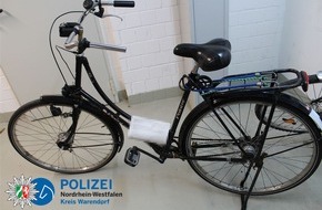 Polizei Warendorf: POL-WAF: Kreis Warendorf/Ennigerloh/Ahlen. Besitzer eines markanten Fahrrads gesucht