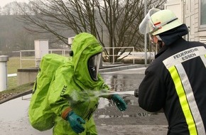 Feuerwehr Essen: FW-E: Chlorgasausströmung im Wasserwerk