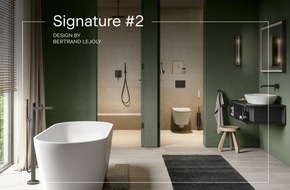 DURAVIT AG: SIGNATURE 2 – Bertrand Lejoly: Flämische Zurückhaltung trifft auf komfortable Geborgenheit