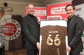 ORION Versand: Erste Liga: Orion bleibt offizieller Partner des FC St. Pauli (mit Bild)