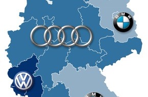 CosmosDirekt: Autoträume: In Stuttgart Audi, in Hamburg Mercedes (FOTO)