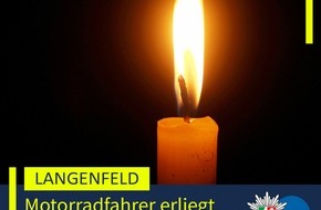 Polizei Mettmann: POL-ME: Motorradfahrer erliegt seinen Verletzungen - 2508106