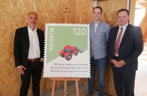 LID Pressecorner: Sonderbriefmarke 100 Jahre Landtechnik Schweiz
