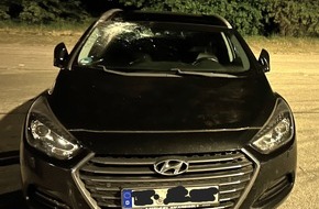 Polizeidirektion Pirmasens: POL-PDPS: Frontscheibe eingeworfen