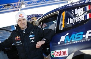 Ford-Werke GmbH: Mit neuem Ford Fiesta World Rally Car will Weltmeister Sébastien Ogier seine Siegesserie in Schweden fortsetzen