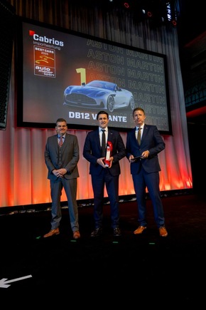 ASTON MARTIN DB12 VOLANTE GEWINNT PRESTIGETRÄCHTIGEN  „BEST CARS 2025“ AWARD