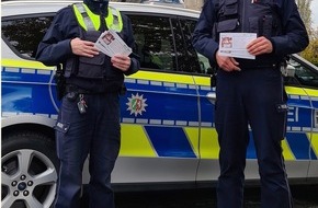 Kreispolizeibehörde Euskirchen: POL-EU: Tausende Warnkarten verteilt