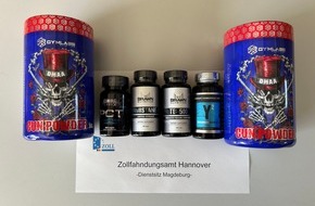 Zollfahndungsamt Hannover: ZOLL-H: Verstoß gegen das Anti-Doping- und das Arzneimittel-Gesetz in Hannover aufgedeckt - beachtliche Sicherstellungsmenge diverser doping- und arzneimittelverdächtiger Stoffe