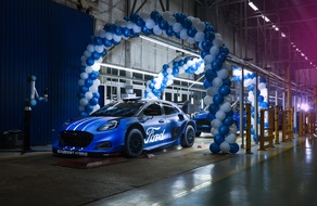 Ford Motor Company Switzerland SA: Le Ford Puma Rally1 de M-Sport mène la charge pour célébrer le cap du million de Ford produites à l'usine de Craiova en Roumanie