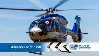 Kreispolizeibehörde Ennepe-Ruhr-Kreis: POL-EN: Ennepetal- Hubschrauber sucht nach Einbrechern