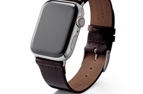 Manufakturwerk GmbH: Edle Armbänder für die Apple Watch, handgefertigt - made in Germany / Feine Lederarmbänder, wie man es sonst nur von Luxusuhren kennt