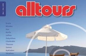 alltours flugreisen gmbh: alltours plant in Griechenland weiteres starkes Wachstum / Programm erheblich ausgebaut, mehr Exklusivität, neue Zielgebiete / Hellas zum zweitgrößten Ziel geworden