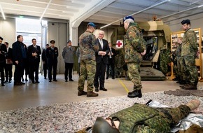 Presse- und Informationszentrum des Sanitätsdienstes der Bundeswehr: Bundespräsident besucht die Sanitätsakademie der Bundeswehr