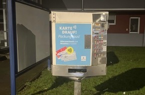 Polizei Aachen: POL-AC: Versuchte Sprengung eines Zigarettenautomaten - Polizei ermittelt