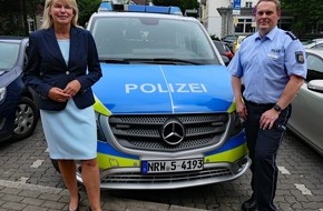 Polizeipräsidium Recklinghausen: POL-RE: Marl: Polizeipräsidentin übergibt die Leitung des BSD Marl an Polizeihauptkommissar Mark Kiehne