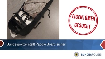 Bundespolizeiinspektion Ludwigsdorf: BPOLI LUD: Stand Up Paddle Board sichergestellt - rechtm&auml;&szlig;iger Eigent&uuml;mer gesucht
