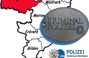 Polizei Mettmann: POL-ME: Schwarzer VW Golf verschwand vom Fahrbahnrand - Ratingen - 2001130