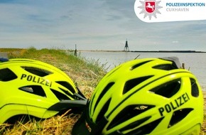 Polizeiinspektion Cuxhaven: POL-CUX: Informative Radtour mit der Polizei Cuxhaven (Lichtbild in der Anlage)