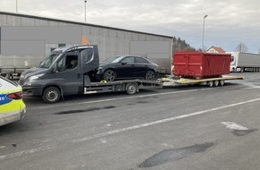 Polizeipräsidium Osthessen: POL-OH: Unscheinbar und doch gefährlich - Ein Fall von nicht ordnungsgemäß gesicherter Fracht