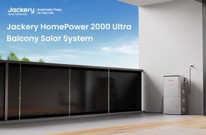 Jackery Technology GmbH: Jackery HomePower 2000 Ultra: Neuer DIY-Balkonkraftwerkspeicher ist kompakter, effizienter und bietet Brandschutz mit Selbstlöschfunktion