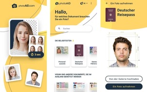 PhotoAiD: Anti-Corona-Maßnahme: Startup hilft während COVID-19 kostenlos biometrische Fotos für Pass und Personalausweis zu machen!