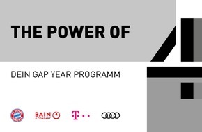 Bain & Company: Kooperation von Audi, Bain, Deutsche Telekom und FC Bayern München / Gap-Year-Programm gewährt Studenten Einblicke in Top-Unternehmen