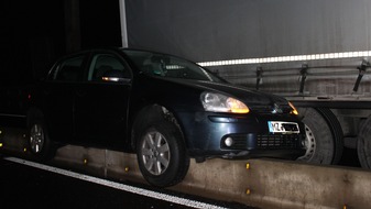 Polizeidirektion Neustadt/Weinstraße: POL-PDNW: Kurioser Verkehrsunfall auf der BAB 61 AK Speyer