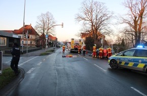 Polizei Minden-Lübbecke: POL-MI: Frontalzusammenstoß nach Überholmanöver - Zwei Schwerverletzte