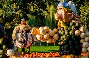 Erfurter Garten- und Ausstellungs gemeinnützige GmbH: Mit der Familie vom 17. September bis 31. Oktober 20 Prozent günstiger in den egapark / Asterix und Obelix treffen, Kürbiswelten erkunden und unbegrenzten Spielspaß erleben