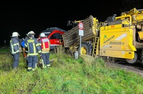 Feuerwehr Bergheim: FW Bergheim: Einsatzerstinformation: Bahnunfall in Bergheim - keine Verletzten - 33 Personen betroffen